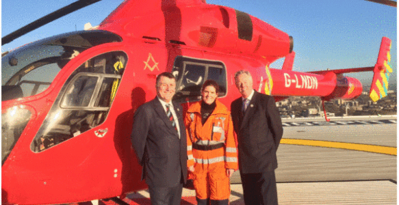 London Freemasons donate £2M to new London Air Ambulance