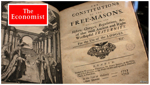 Freemasonry in the news (The Economist)
